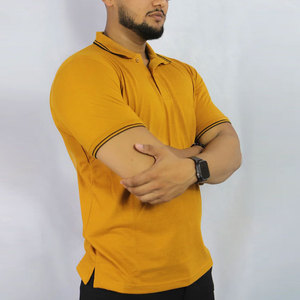 Breathable Latest Fashion Men Polo <b>Shirts</b> <b>Half</b> Sleeve Solid Color 100% Breathable Men Polo <b>Shirts</b> For Sale - Product Image 2