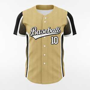 Camiseta de Béisbol al por Mayor, Personalizada por Sublimación, Unisex, Transpirable, Cuello en V, Manga Corta, 100% Poliéster, Uniforme Deportivo - Product Image 2