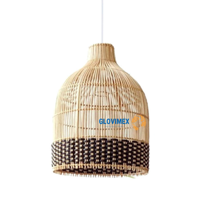 Lustre en rotin de bambou de qualité supérieure, lampe suspendue tissée pour projets de villas et d'hôtels - Product Image 1