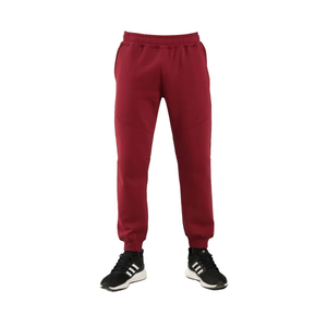 <b>Men's</b> <b>Red</b> Cotton Sweatpants Elastic Waist Casual Joggers With Side Pockets Autumn Wear - Product Image 2