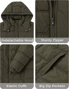 เสื้อแจ็คเก็ตพัฟเฟอร์ผู้ชาย แบรนด์วอนท์โด  กันน้ำ อุ่นสบาย สำหรับฤดูหนาว มีฮู้ด (ไซส์ปกติและไซส์ใหญ่) - Product Image 3