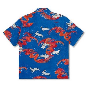 Camisas Hawaianas Casuales de Verano de Manga Corta con Cuello Mao y Estampado para Hombre - Product Image 2