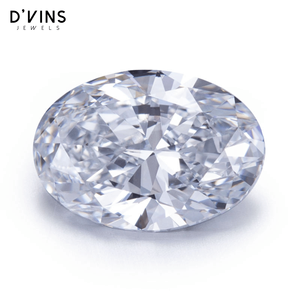 D'vins Jewels, Regalo de San Valentín, Diamante Cultivado en Laboratorio con Corte Ovalado de 1ct, 1.5ct, 2ct, 2.5ct, 3ct, con Certificado HPHT - Product Image 1