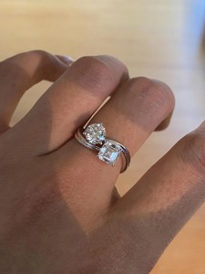 4.20ct Radiant Lab Grown Diamond Eternity Band Full <b>Circle</b> Wedding <b>Ring</b> Stackable Gold Anniversary Gift for Bridal Jewelry - Product Image 5