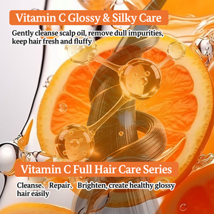 Olio Trattante per <span class=keywords><strong>Capelli</strong></span> Nutriente e Rinfrescante alla Vitamina C, Siero Riparatore con Biotina e Cheratina per <span class=keywords><strong>Capelli</strong></span> Secchi e Crespi, Rinforzante per <span class=keywords><strong>Capelli</strong></span> Deboli - Product Image 4