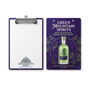 Custom OEM/ODM Durable A4 PVC Clipboard with Stainless Steel Clip UV <b>Printed</b> for <b>Office</b> School Warehouse Use - Product Image 1