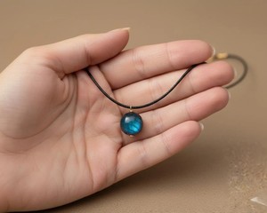Collier pendentif en labradorite, bijoux en pierres précieuses naturelles, cristal éclatant, énergie de guérison, cadeau, fournisseur en gros - Product Image 5