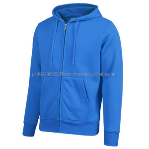 330g fermeture éclair personnalisé en gros sweat à capuche vert pour hommes 100% coton hommes sweats à capuche personnalisés - Product Image 2