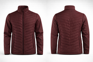 Women's Winter <b>Quilted</b> Thermal Jackets <b>Double</b>-Layer Stand Collar Windproof Lightweight Full-Zip for Ski/Snowboard Hiking Jackets - Product Image 3