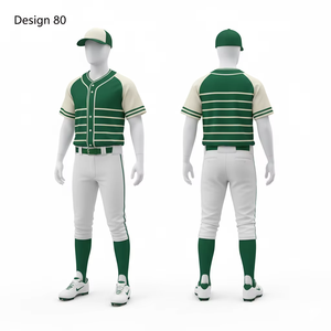 Uniforme de baseball sublimé professionnel 2026 en maille légère personnalisé unisexe avec nom et numéro d'équipe, vente en gros, 100 % polyester, col en V - Product Image 5