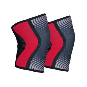 Rodilleras y coderas ajustables de neopreno de triple capa, suaves, con soporte de compresión para entrenamiento de gimnasio y fuerza de resorte en gimnasia - Product Image 1