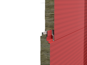 Panel de Pared Exterior de Lana de Roca PROCK, Aislamiento Térmico Ignífugo para Almacenes y Fábricas, 50 mm - Product Image 3