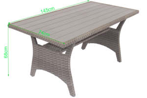 Juego de Sofás de Ratán para Exteriores Modelo PLW-211 de Phu Linh, 8 Plazas, Moderno, con Cojines Cómodos, Muebles de Jardín - Product Image 3