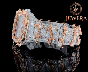 Waterproof Hip Hop Moissanite Diamond Watch Luxury Men's Iced Out Wristwatch for Nightclub Performance Fashion Show - Product Image 2