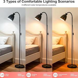 Lampe de sol LED mince à économie d'énergie avec un design moderne pour l'éclairage des appartements - Product Image 4
