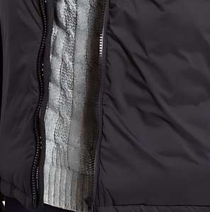 Chaqueta Varsity Ligera Premium para Hombre, Ropa Exterior de Lana, Capucha Resistente al Viento, Abrigo Cálido Resistente al Agua para Clima Frío e Invierno - Product Image 3