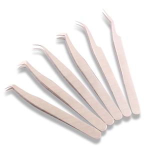 Pince à épiler d'extension de cils classique et volumineuse en acier inoxydable testée à la main, marque privée OEM de haute qualité - Product Image 3