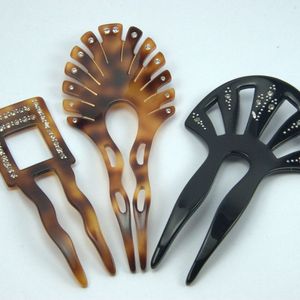 Épingle à cheveux personnalisée en corne de buffle naturelle véritable, antistatique, avec nom gravé, styles variés, accessoire capillaire poli - Product Image 1