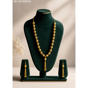 Exquisito Juego de Joyería para Mujer Chapado en Oro Estilo Medio Oriente de Dubái al por Mayor, Collares de Cadena, Joyería de Cuentas de Dubái de Alta Calidad - Product Image 2