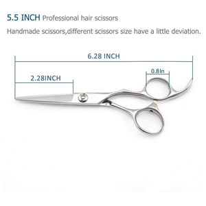 Ciseaux de barbier japonais en acier inoxydable de qualité supérieure, lames convexes ultra-affûtées, cisailles de barbier haut de gamme de Gervet - Product Image 6