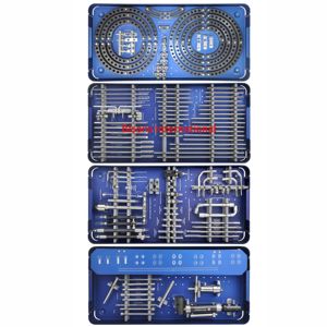 BISONS - Juego de Instrumentos Ortopédicos con Fijador Externo Ilizarov, Sistema de Anillos Circulares, Kit de Trauma para Alargamiento Óseo - Product Image 1