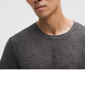 เสื้อยืดคอกลมโอเวอร์ไซส์ผู้ชาย ผ้าโพลีเอสเตอร์หนา 220 กรัม พิมพ์ลายโลโก้ด้านหน้าตามสั่ง คุณภาพสูงสุด - Product Image 4