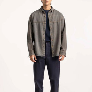 Chemises pour hommes de qualité supérieure, en tissu coton, style moderne, pour l'extérieur - Product Image 1