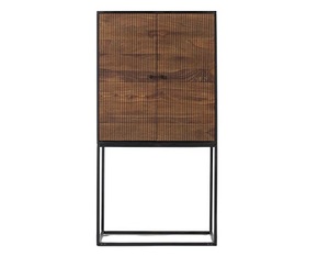 Armoire moderne minimaliste en bois massif de luxe, deux portes, haute qualité, autoportante, grande capacité, meubles de chambre à coucher, vêtements - Product Image 1