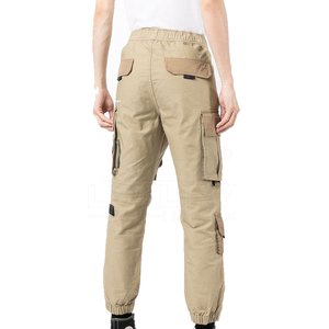กางเกงคาร์โก้ผู้ชายขายดี รับสกรีนโลโก้ กางเกงคาร์โก้ผ้าฝ้ายทรง Tactical แฟชั่นฤดูใบไม้ร่วง กางเกงคาร์โก้ทรงเข้ารูปสำหรับผู้ชาย - Product Image 4