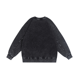 Men's <b>Warm</b> <b>Fleece</b> Pullover Sweatshirt Long Sleeve Casual Streetwear Custom Design OEM ODM Factory Production - Product Image 5