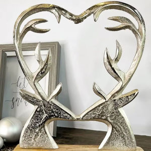 Elegante Centro de Mesa Metálico Navideño, Perfecto para Hoteles, Restaurantes y Decoración de Mesas para Eventos - Product Image 1