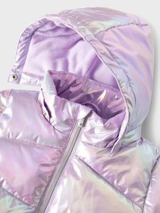 Chaquetas y Abrigos de Moda para Mujer, Estilo Urbano, Dorado Brillante, Chaquetas Cortas con Cierre Completo, Chaqueta Impermeable con Cuello Redondo - Product Image 5