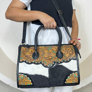 Bolso cruzado de diseñador de nueva tendencia para mujer, bolso de hombro de moda, bolsos de mano de cuero de vaca mecanizados a mano, monederos de gran capacidad - Product Image 5