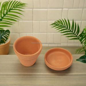 Terracotta Flower <b>Pot</b> Multiple-Size <b>Clay</b> <b>Planter</b> for Home Nursery Office Indoor OutDoor - Product Image 5