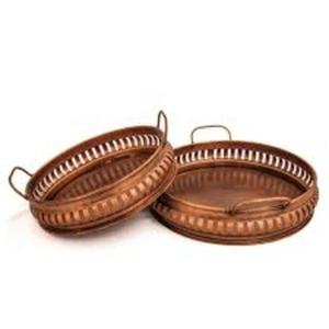 New Single-Tier Round Gold serving <b>Tray</b> Luxury Metal Gold Standing <b>Perfume</b> Jewelry Spices Food Kitchen Hotel and Living Room Use - Product Image 6
