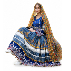 Vestidos Modernos de Estilo Afgano y Pakistaní para Fiestas y Bodas, Tallas Grandes, Ropa para Mujer, Nueva Llegada, Vestido Afgano Kuchi - Product Image 1