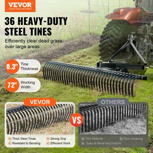 เครื่องขุดดินแบบลากจูงขนาด 72 นิ้ว พร้อมเข็มเหล็ก 36 ซี่  อุปกรณ์เสริมแบบ 3 จุดสำหรับรถแทรกเตอร์และรถแบคโฮแบบลากจูง - Product Image 2