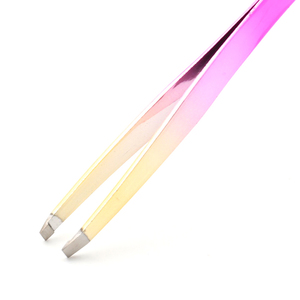 Pinzas profesionales para cejas para vello encarnado, herramienta de punta precisa con agarre de diamante. - Product Image 6