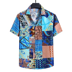 Chemise de plage hawaïenne pour homme, 100% coton, design imprimé sur toute la surface, personnalisable pour l'été - Product Image 2