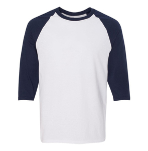 <b>Raglan</b> Tshirts Cotton Men Long American Sleeve <b>Raglan</b> Tee Casual <b>Tops</b> T-shirts Crew Neck Mens Slim Fit Tshirt - Product Image 5