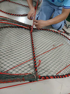 Nasse pliable en acier galvanisé et PE haute résistance pour la pêche au calmar et aux poulpes - Product Image 4