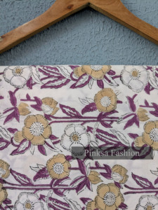 Tela de Algodón Puro de Calidad de Exportación, Estilo Boho Rosa Ikat, para la Fabricación de Prendas - Product Image 3