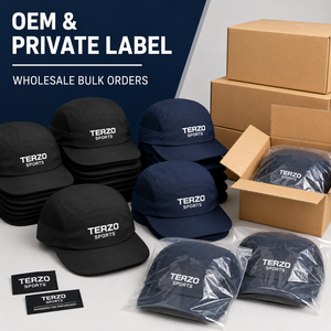 TERZO SPORTS 2026 Gorras de Running Personalizadas de 6 Paneles, Ligeras, Transpirables, de Lona con Corte Láser, Gorras Deportivas de Marca Privada - Product Image 6