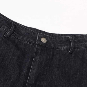 OEM <b>Vintage</b> Wide Leg Women <b>Jeans</b> Pants High Rise Denim Trousers Wholesale High Rise <b>Flare</b> Women <b>Jeans</b> Pants Elastic Denim - Product Image 5