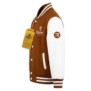 Classic kids varsity <b>jacket</b> with soft comfort Comfortable varsity <b>jacket</b> for kids with timeless design soft fabric and reliable - Product Image 3