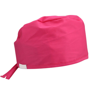 Casquette chirurgicale unisexe en coton pur, couleur unie, avec logo personnalisé, ajustement élastique, pour médecins, dentistes, infirmières et professionnels de la beauté - Product Image 4