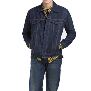 OEM Services for Latest High Street Style Denim Jacket Winter Fashion with Good Material <b>Top</b> Selling - Product Image 3