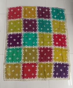 Dupatta en Tissu de Viscose Pure, Élégant, Léger et Scintillant, Idéal pour les Tenues Ethniques, les Lehengas, les Tenues de Fête et de Mariage - Product Image 2