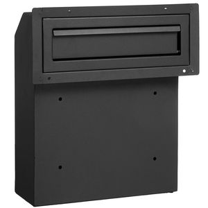 Cassetta Postale Robusta in Acciaio da Inserire nel Muro con Serratura a Combinazione da 12 Pollici, Cassetta Nera per Lettere per Casa o Ufficio - Product Image 1