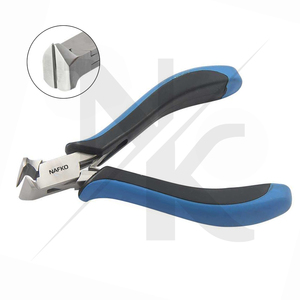 Single-Pointed Smooth Jaw End <b>Cutters</b> 120mm Stainless Steel Ergonomic Handles Black Blue Jewelry Crimping Fishing Circlip OEM - Product Image 4
